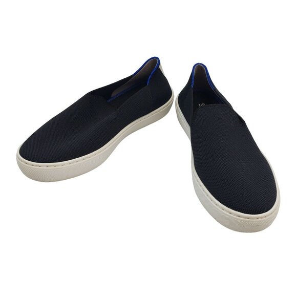 Rothy's The Original Slip On Sneakers in Black Size 5.5 - Picture 1 of 10